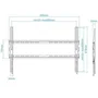 TooQ Soporte de Pared Fijo LP1080F-B para TV de 37-80 pulgadas